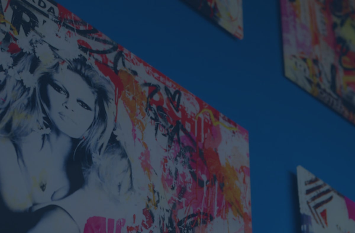 major hairdressing pop art wall