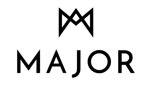 major-black-logo major hair salon logo