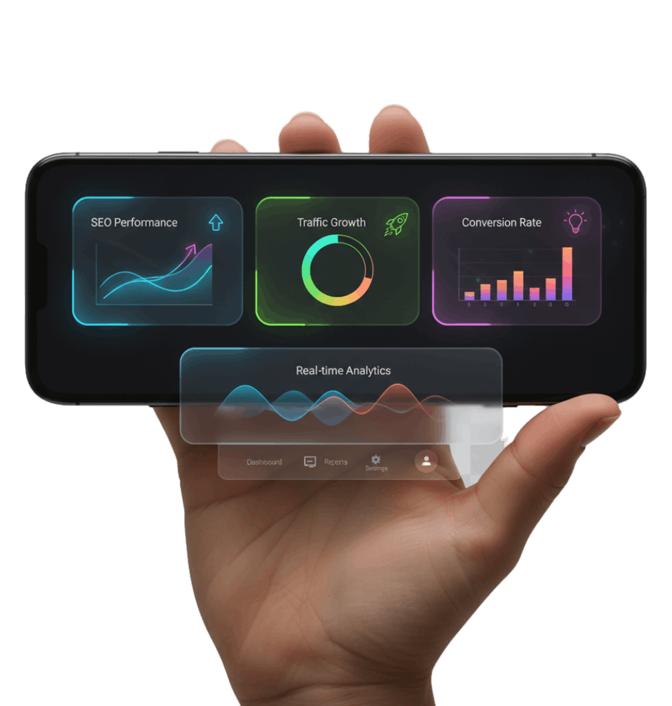 optimise seo results dashboard