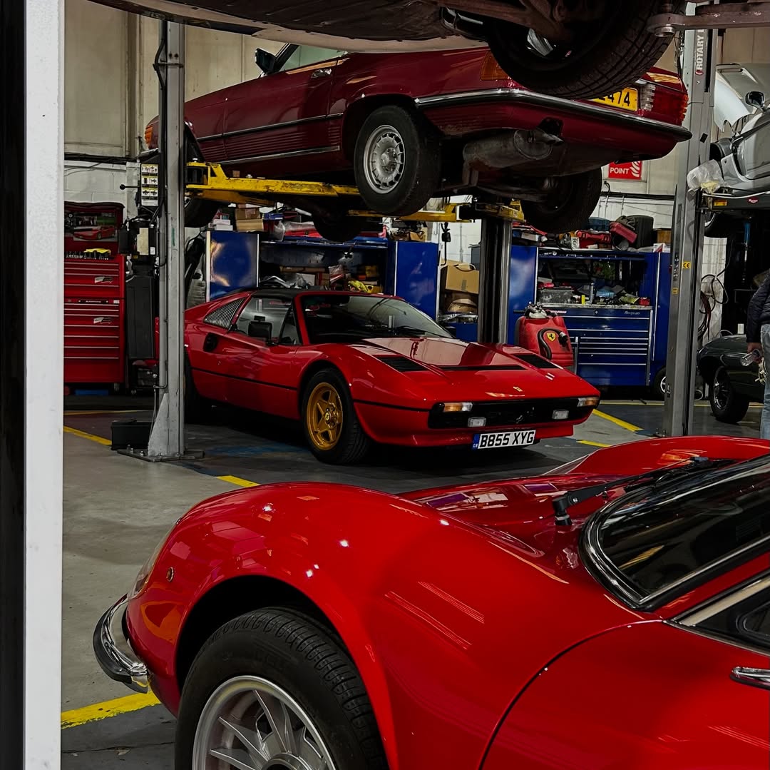 classic ferrari car dealership