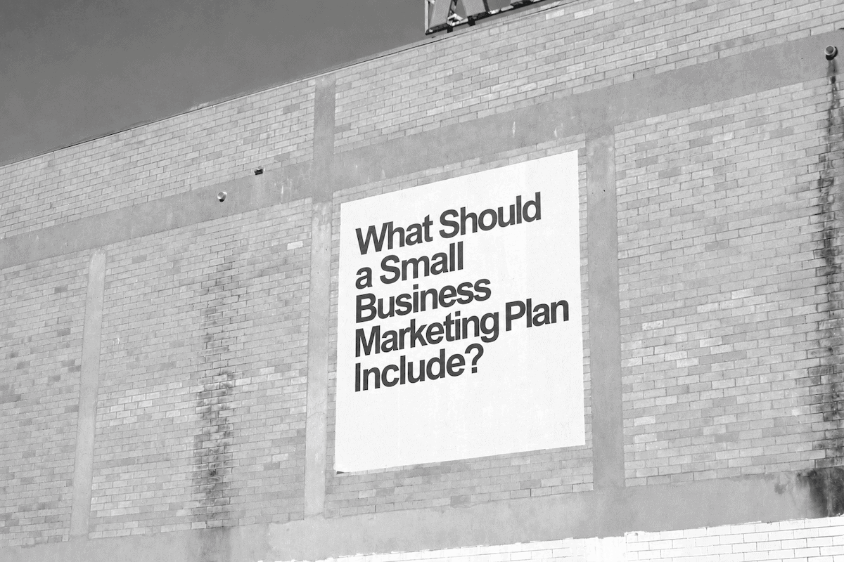 small business marketing plan featured image